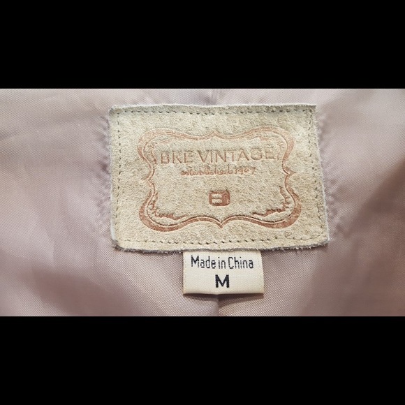 BKE Vintage Women's Suede Blazer Jacket Size M - Picture 5 of 6